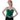 Green 1950s Showgirl Top S